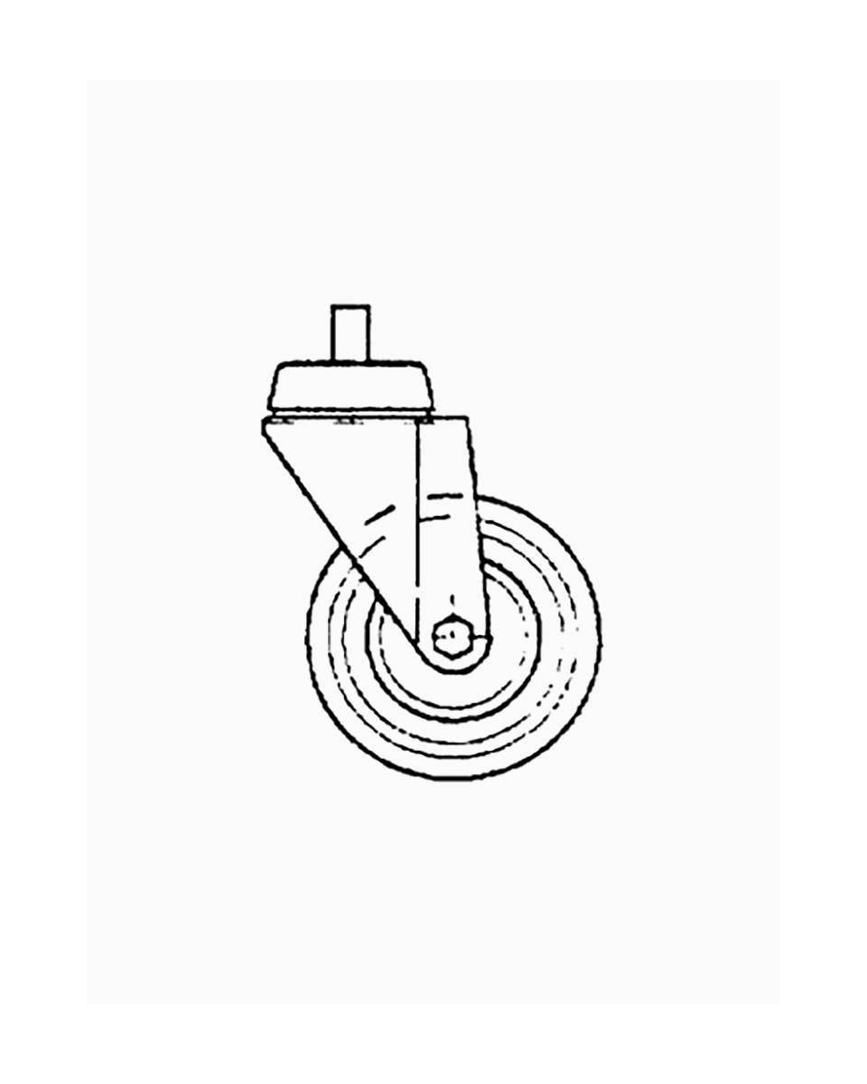 Rad - 700 Line - Ohne Bremse - Edelstahl - Diamond - A77/1RS