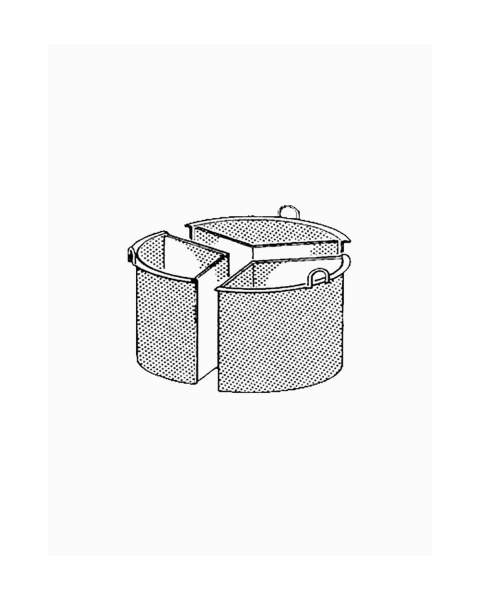 Korb Kochkessel - 900 Line - 3 x 1/3 - 100 Liter - Diamond - A99/CP-103