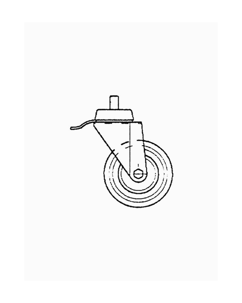 Rad - Linie 900 - Ohne Bremse - Ø10 cm - Diamond - A99/RUX