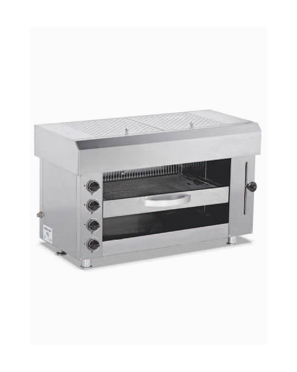 Pita-Ofen - 6 Brenner - H 60 x 124 x 44 cm - Promoline