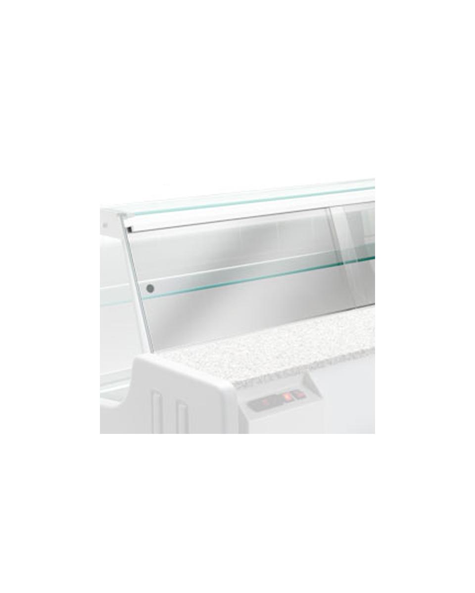 Nachtabdeckung für Kühltheke / Kühlvitrine - 150 cm - Grande - Grau | G-Line