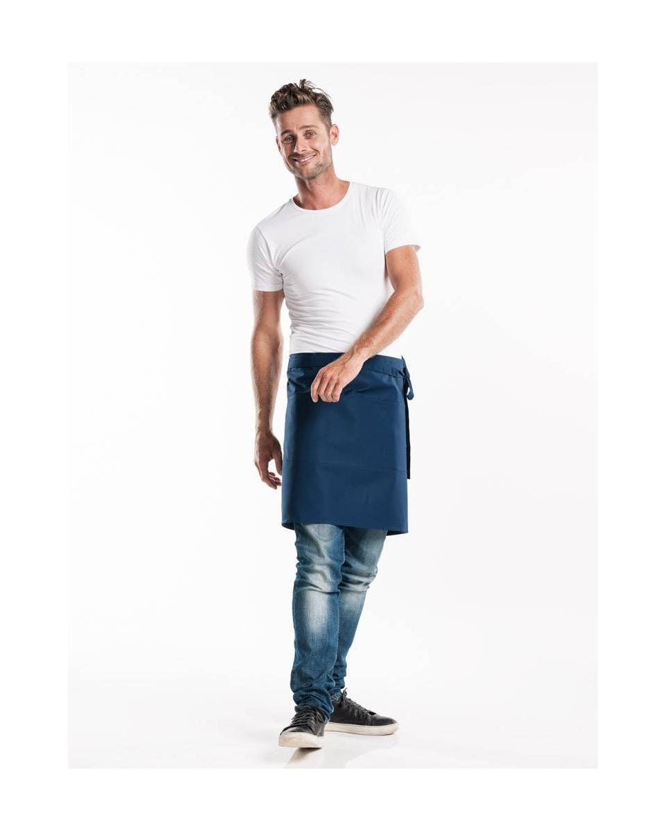 Schürze – 3 Taschen Marineblau – Größe W100/L50 cm – Chaud Devant – 47592