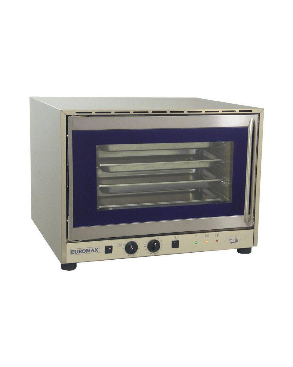 Heißluftofen Turbo - Beschwadung - Bäckerei 60x40 cm - 4 Gitter - 400V - Euromax