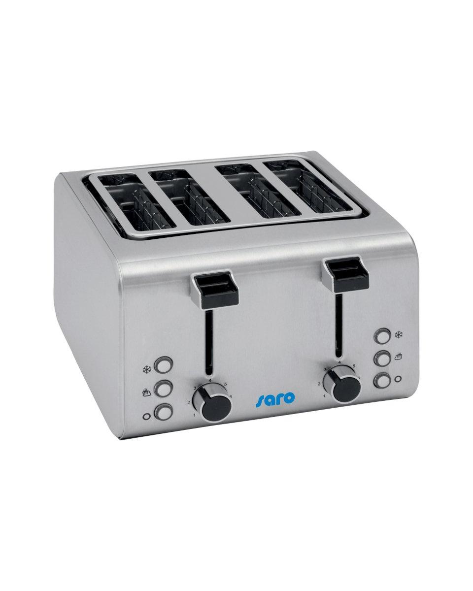 Toaster - 4 Schlitz - Edelstahl - Saro - 282-1055