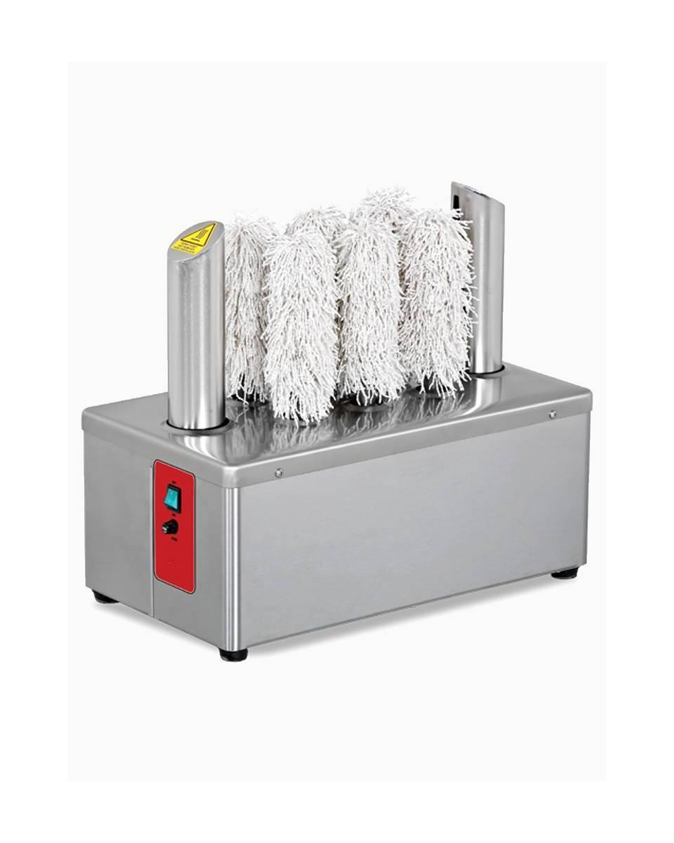 Glaspoliermaschine - 8-teilig - 6 Rollen - H 51 x 32 x 59,5 cm - G-Line