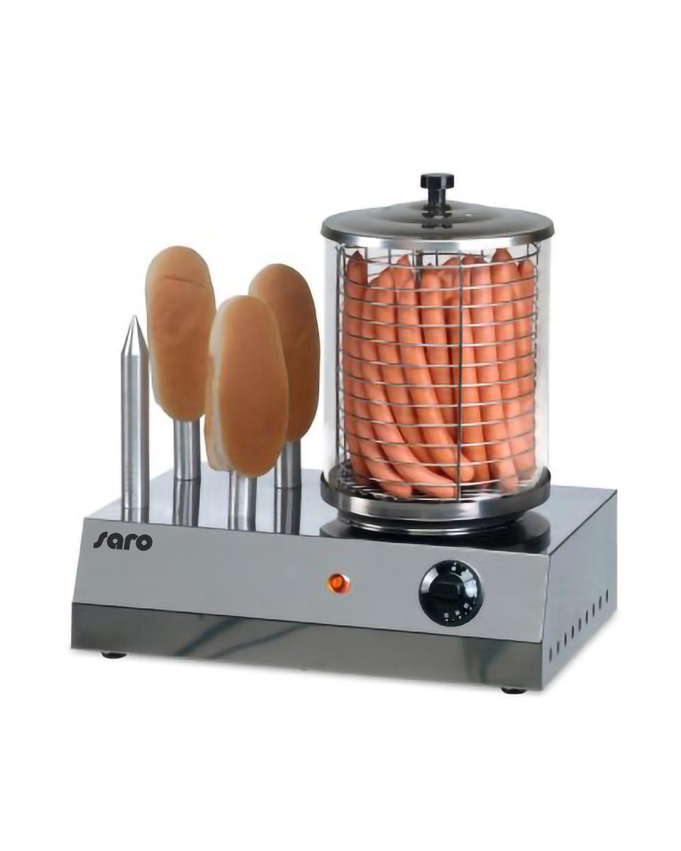 Hot Dog Gerät - Ø20 cm - 4 elektrische Sticks - Saro - 172-1065