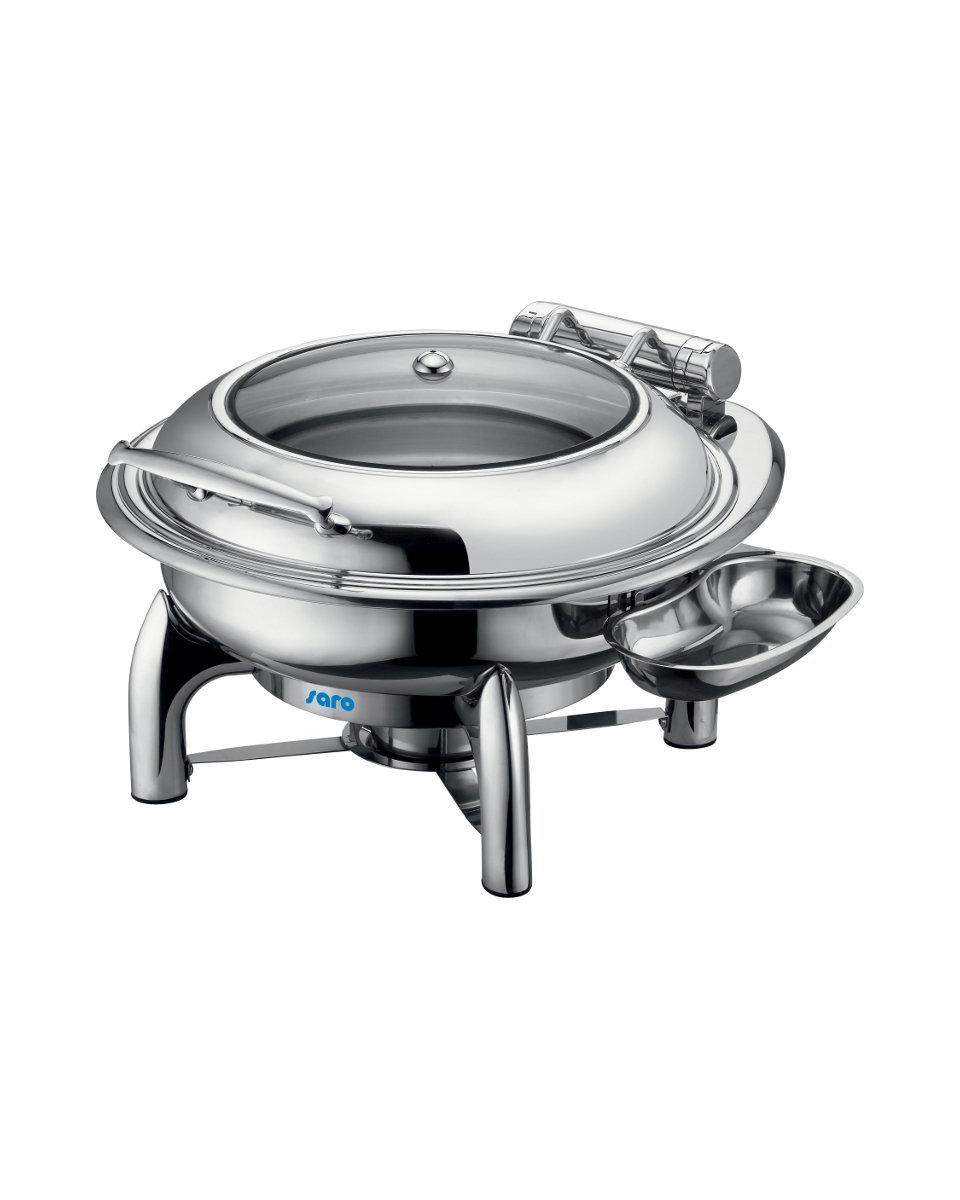 Chafing Dish - Rund - Selbstschließender Deckel - 6 Liter - Saro - 213-1210