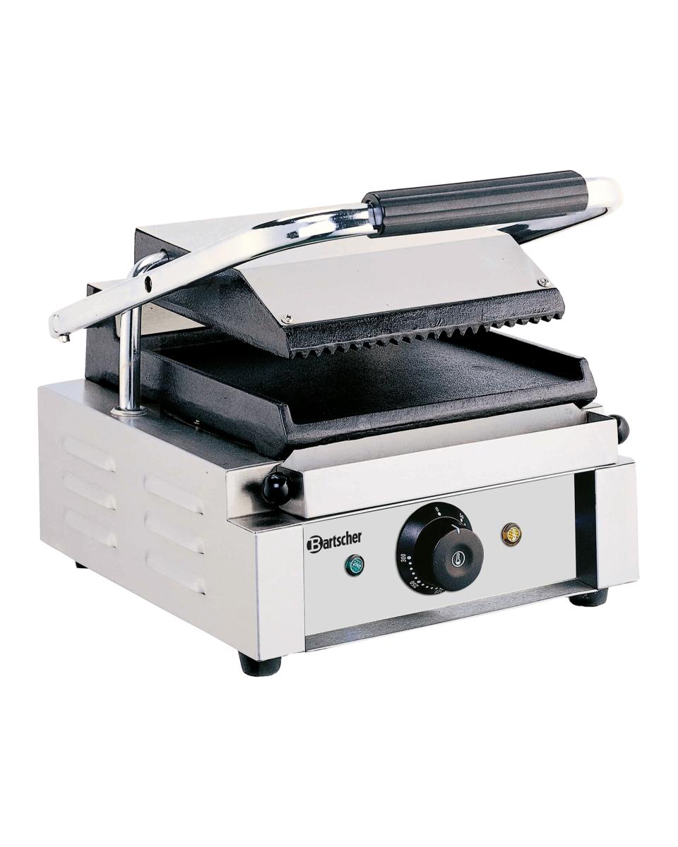 Kontaktgrill - Single - Gerippt / Glatt - Bartscher - A150668