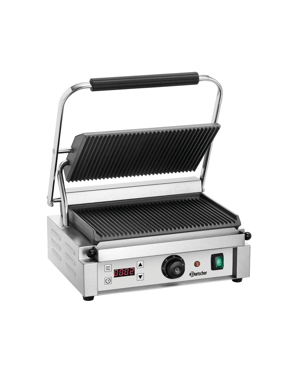 Kontaktgrill - Single - Gerippt - Bartscher - A150684