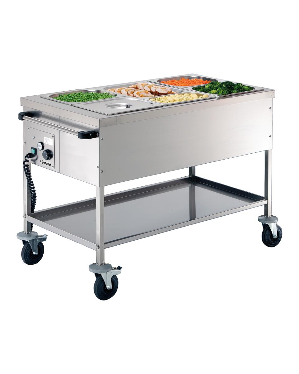 Bain-Marie - 3 x 1/1 GN - H 85,5 x 65 x 120 cm - Bartscher - 200255