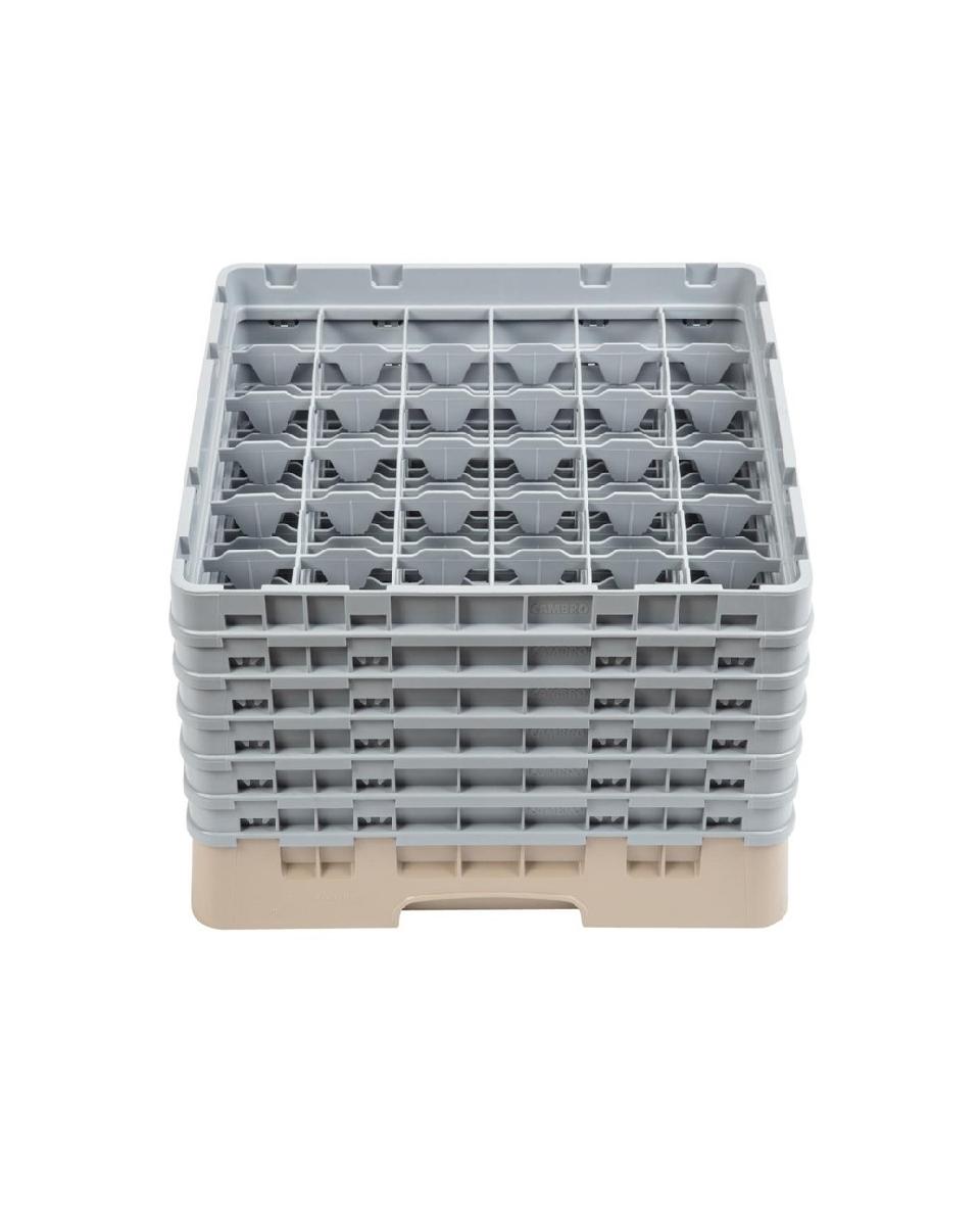 Cambro Camrack Geschirrspülkorb mit 36 Fächern max. Glashöhe 29,8 cm - DW560