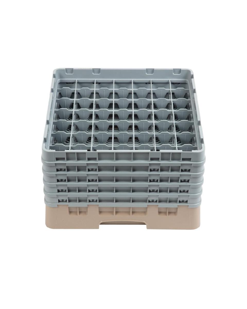 Cambro Camrack Geschirrkorb mit 49 Fächern max. Glashöhe 25,7 cm - DW562