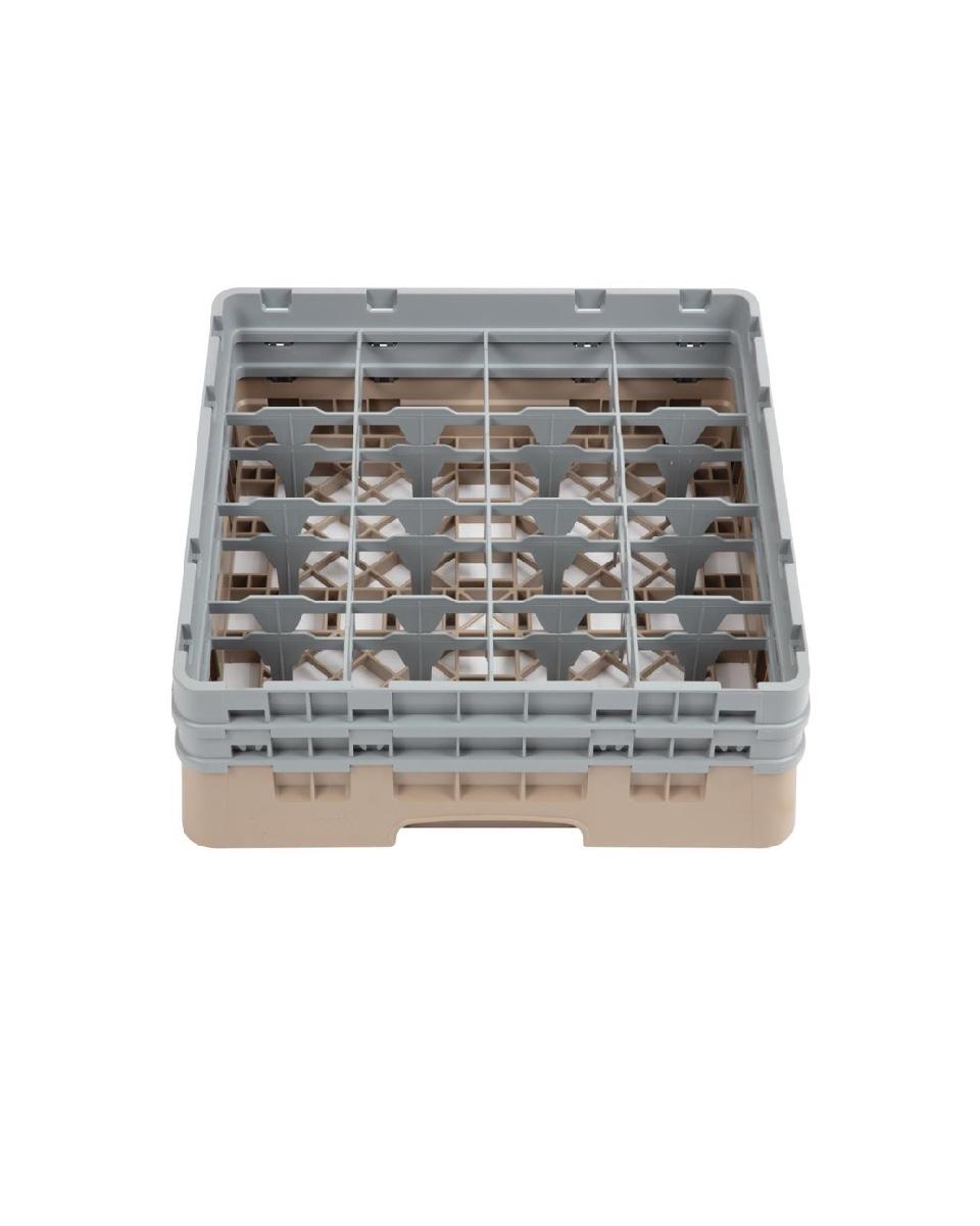 Geschirrspülkorb Cambro Camrack mit 16 Fächern, max. Glashöhe 13,3 cm - DW551