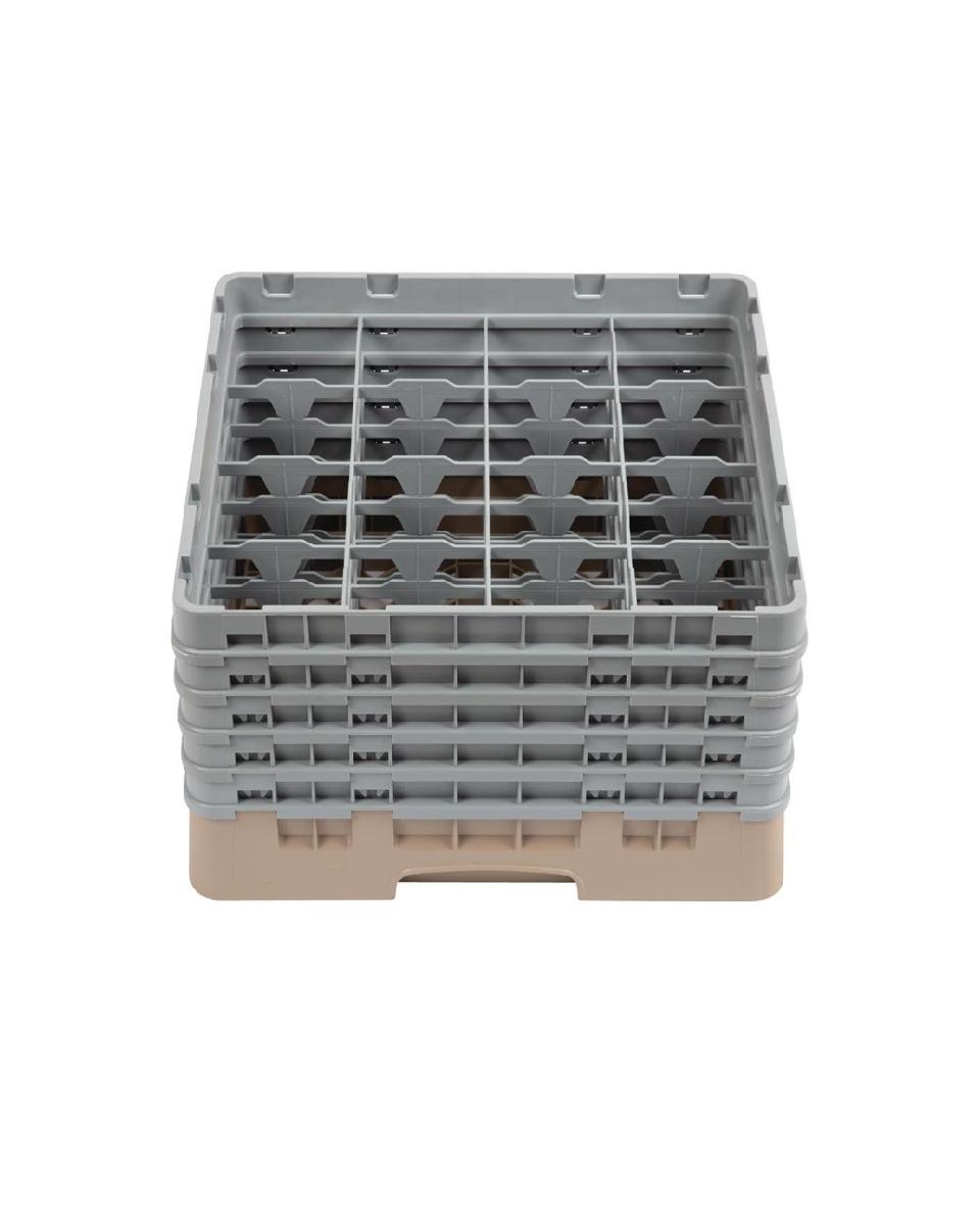 Cambro Camrack Geschirrkorb mit 16 Fächern max. Glashöhe 25,7 cm - DW552