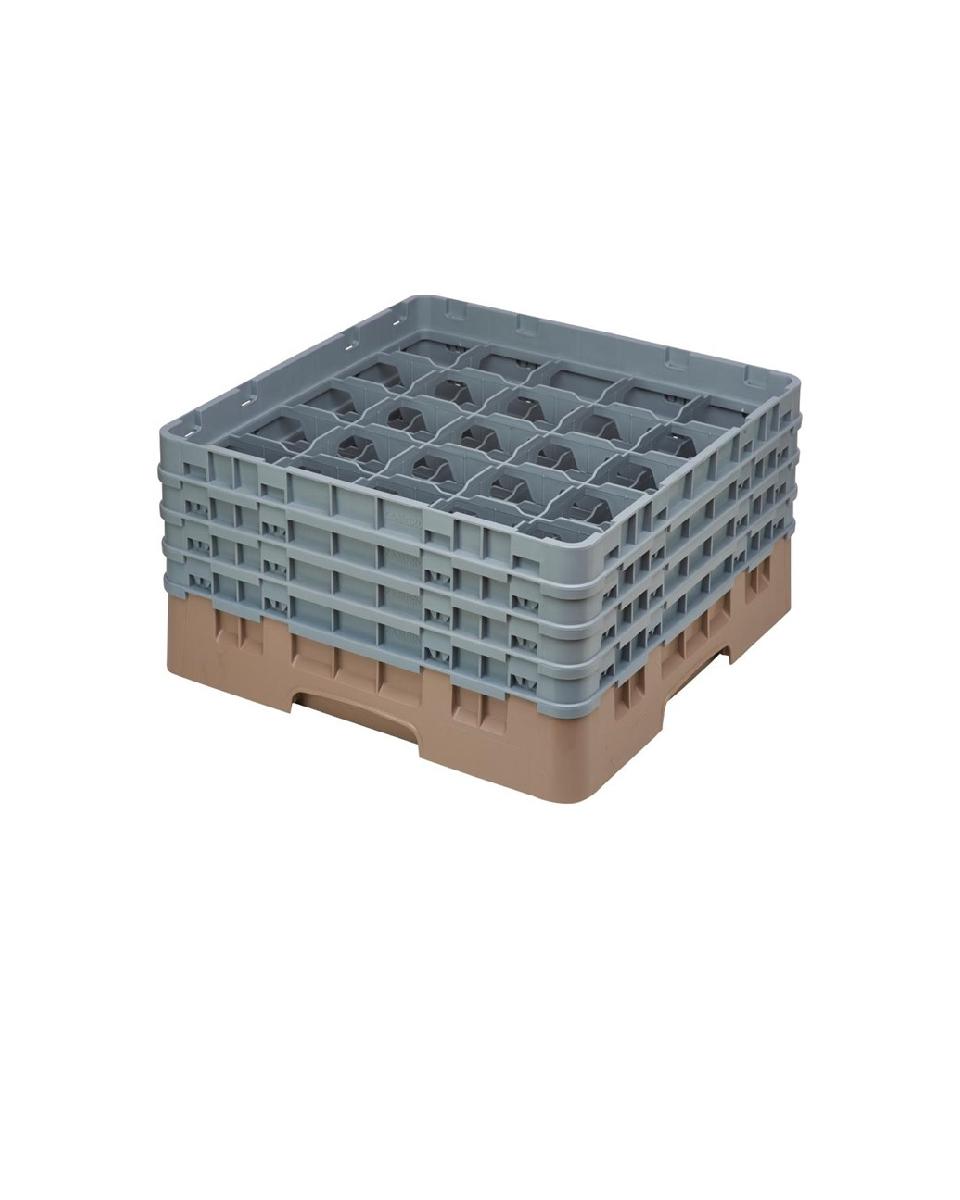 Cambro Camrack Geschirrspülerkorb mit 25 Fächern max. Glashöhe 21,5 cm - DE790