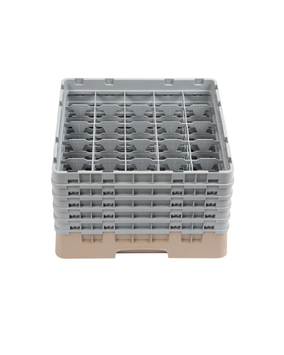 Cambro Camrack Geschirrspülerkorb mit 25 Fächern max. Glashöhe 25,7 cm - DW556