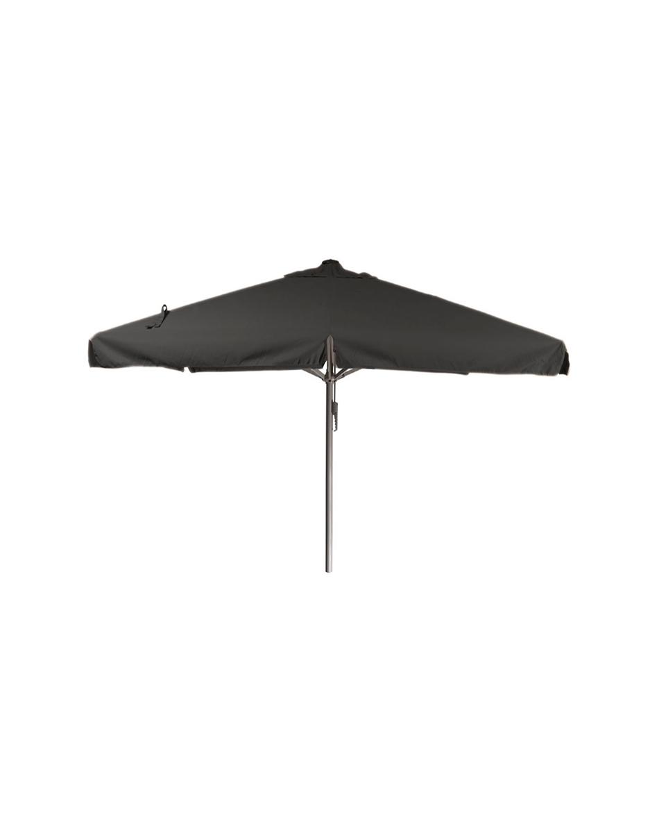 Gastronomie-Sonnenschirm – 400 x 400 cm – Schwarz – Karin – G-Line