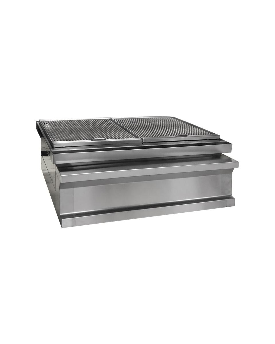 G-Line | Holzkohlegrill Tischmodell Edelstahl
