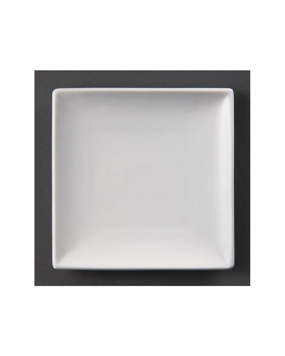 Olympia Whiteware Quadratische Teller 14 cm - U153