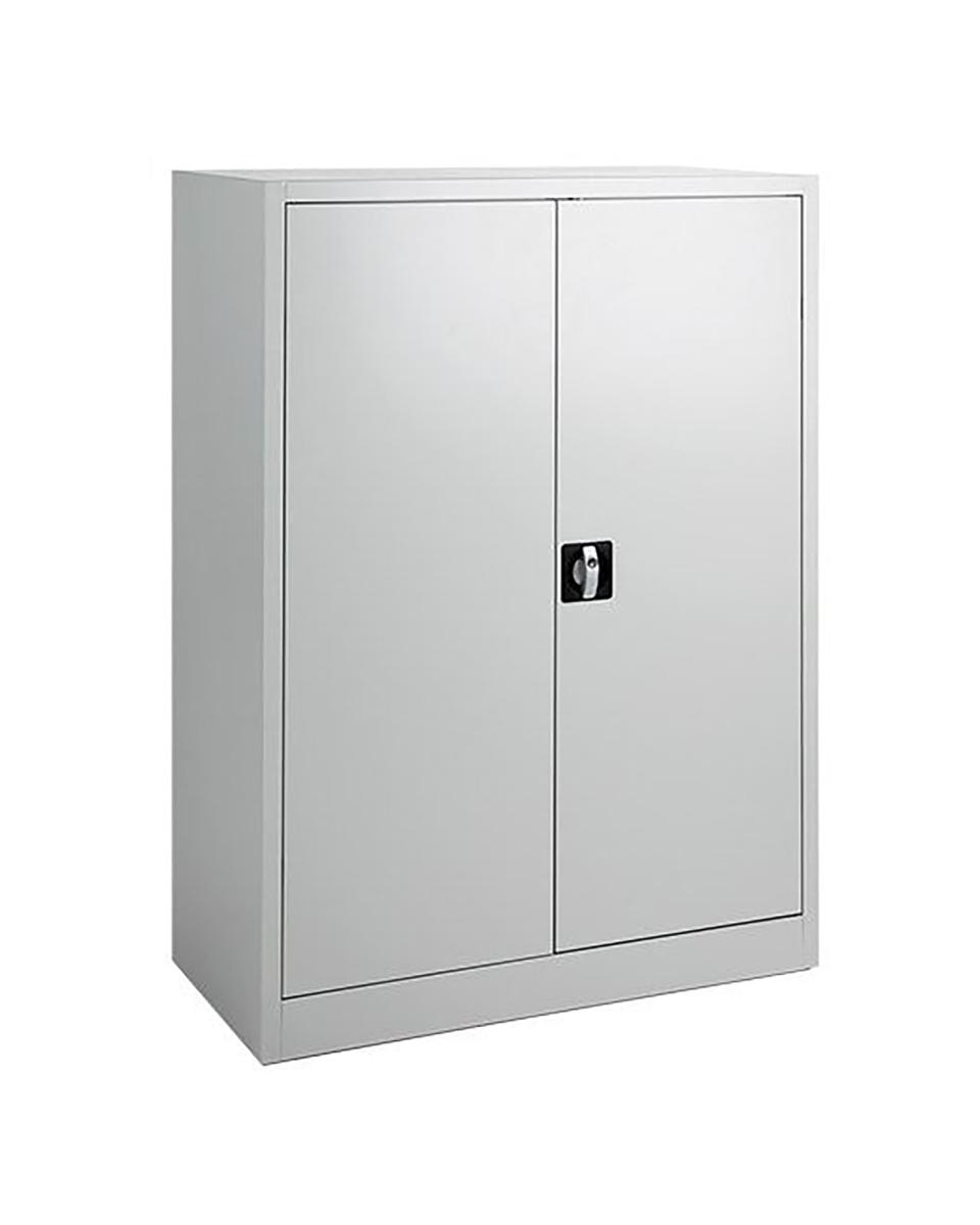 Aktenschrank - Grau - H 120 x 92 x 42 cm - Mit Schloss - FLC