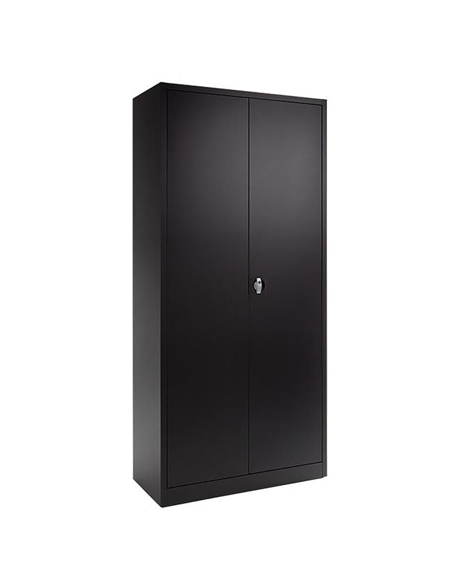 Aktenschrank - Schwarz - H 195 x 92 x 42 cm - FLC