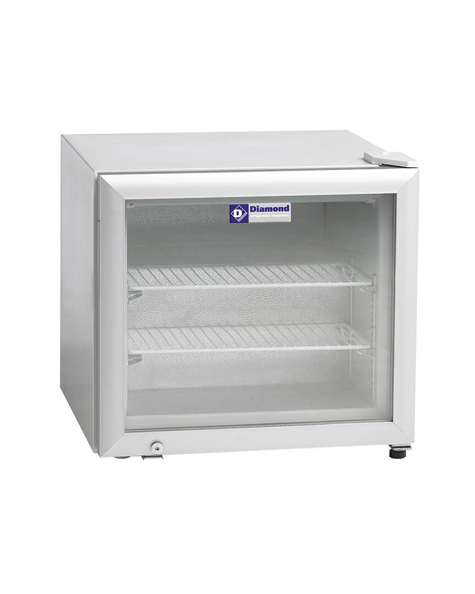 Gefriervitrine – 50 Liter – Weiß – Diamant – TOP50N/R2