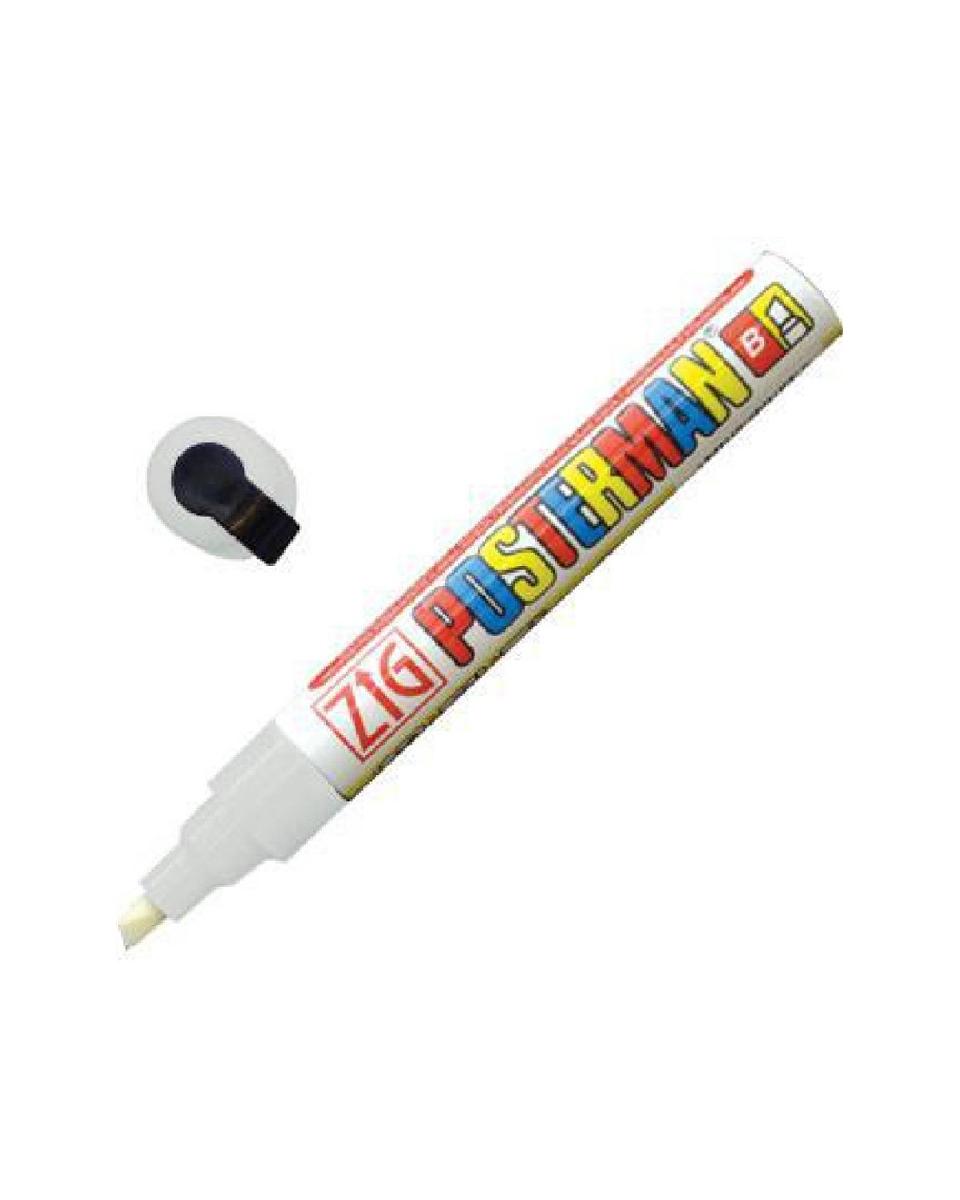 Securit Zig Posterman wetterfester Kreidemarker weiß 6mm - Y985