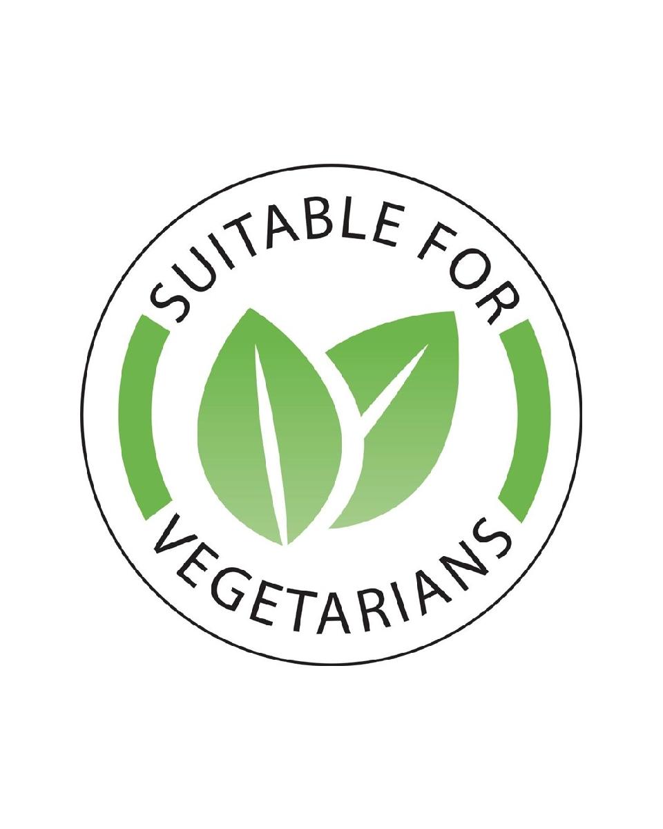 Lebensmitteletiketten - "Vegetarisch" - Vogue - U913