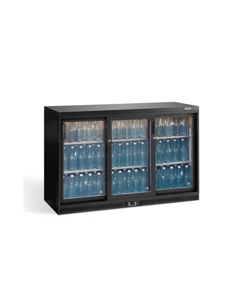 Kühlschrank Glastür - Maxiglas - Flaschenkühler - 3 Schiebetüren - Gamko - LG2/315SD84
