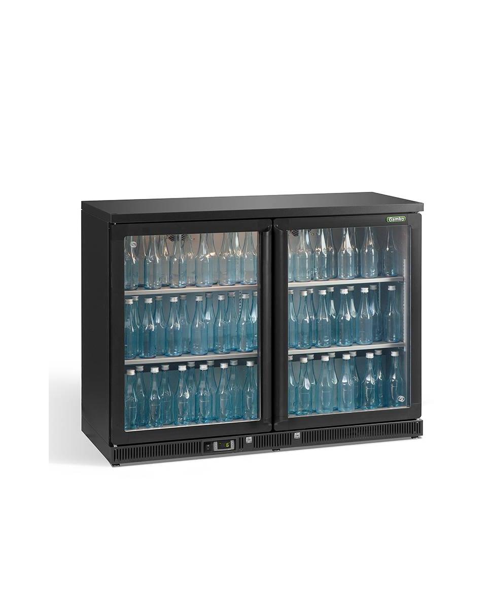 Kühlschrank Glastür - Maxiglas - Flaschenkühler - 2 Türen - Gamko - MG3/275G