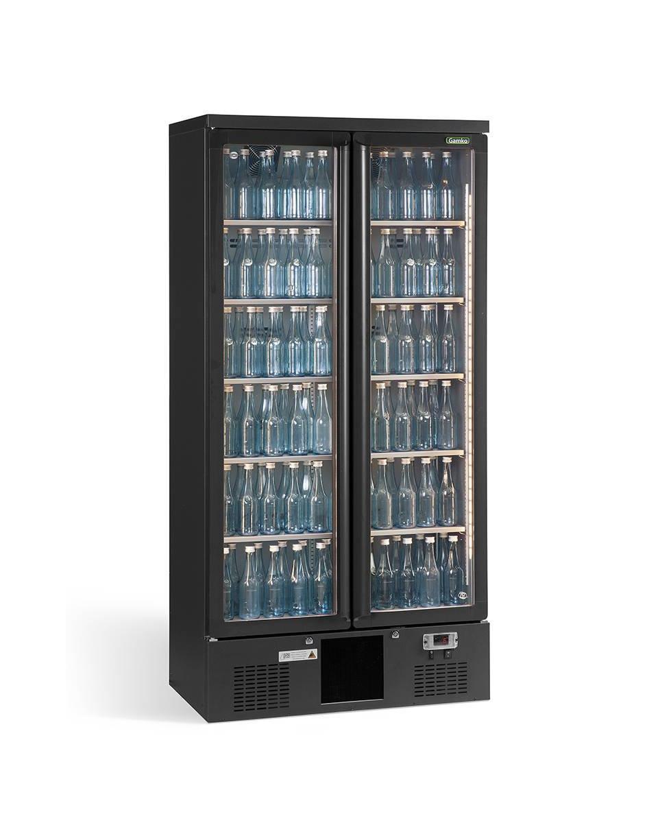 Kühlschrank Glastür - Maxiglas - Flaschenkühler - 2 Türen - Gamko - MG2/500G