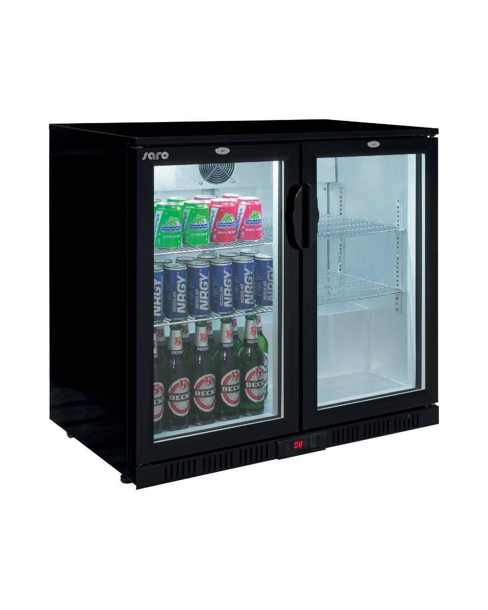 Displaykühlschrank - 200 Liter - 2 Türen - Saro - 437-1025