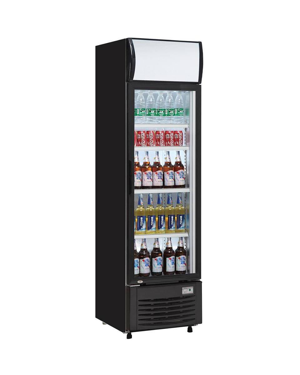 Kühlschrank Glastür - 300 Liter - 1 Türglas - Gastro-Cool - ELDC300XL