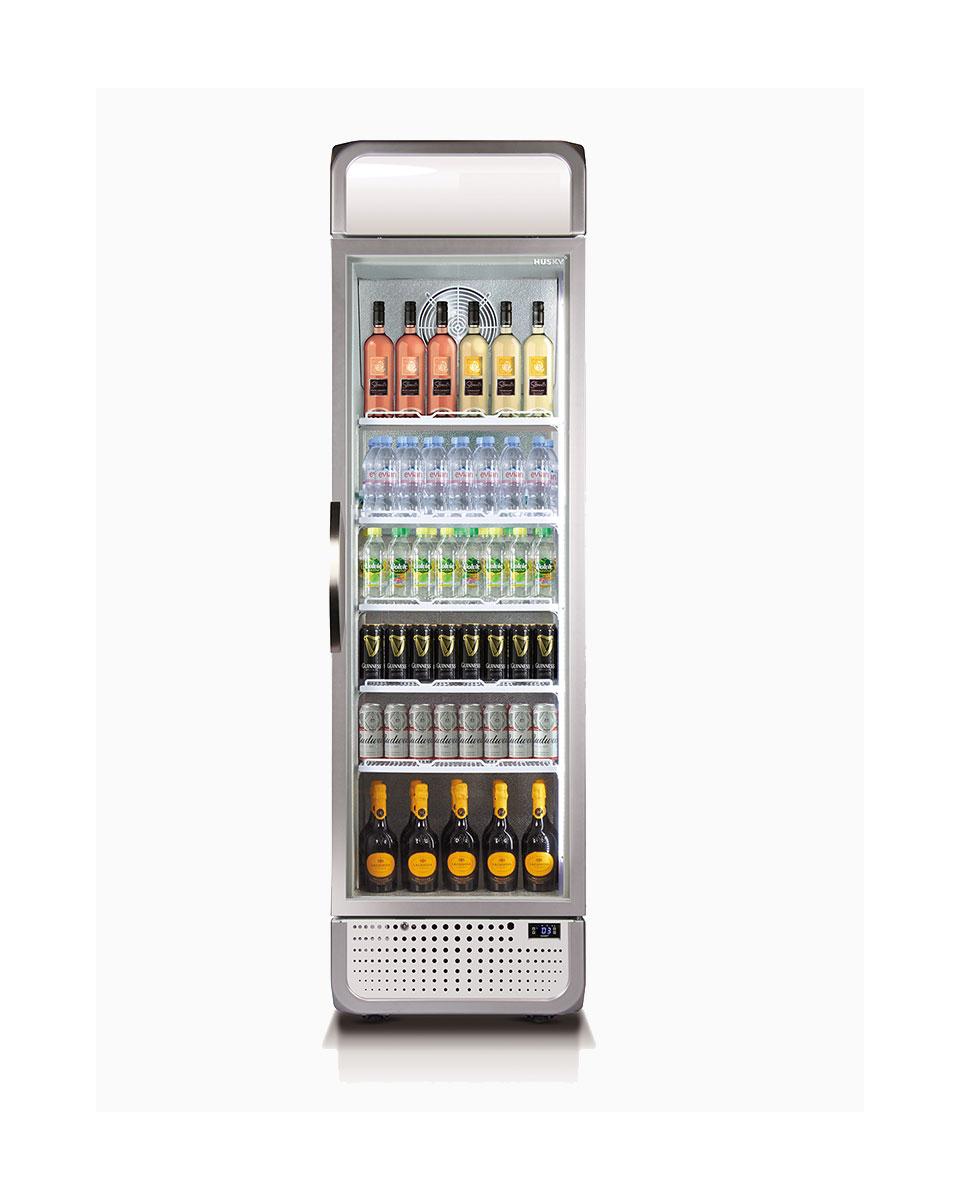 Kühlschrank Glastür - 410 Liter - 1 türig Glas - Husky - C5PRO-CANOPY