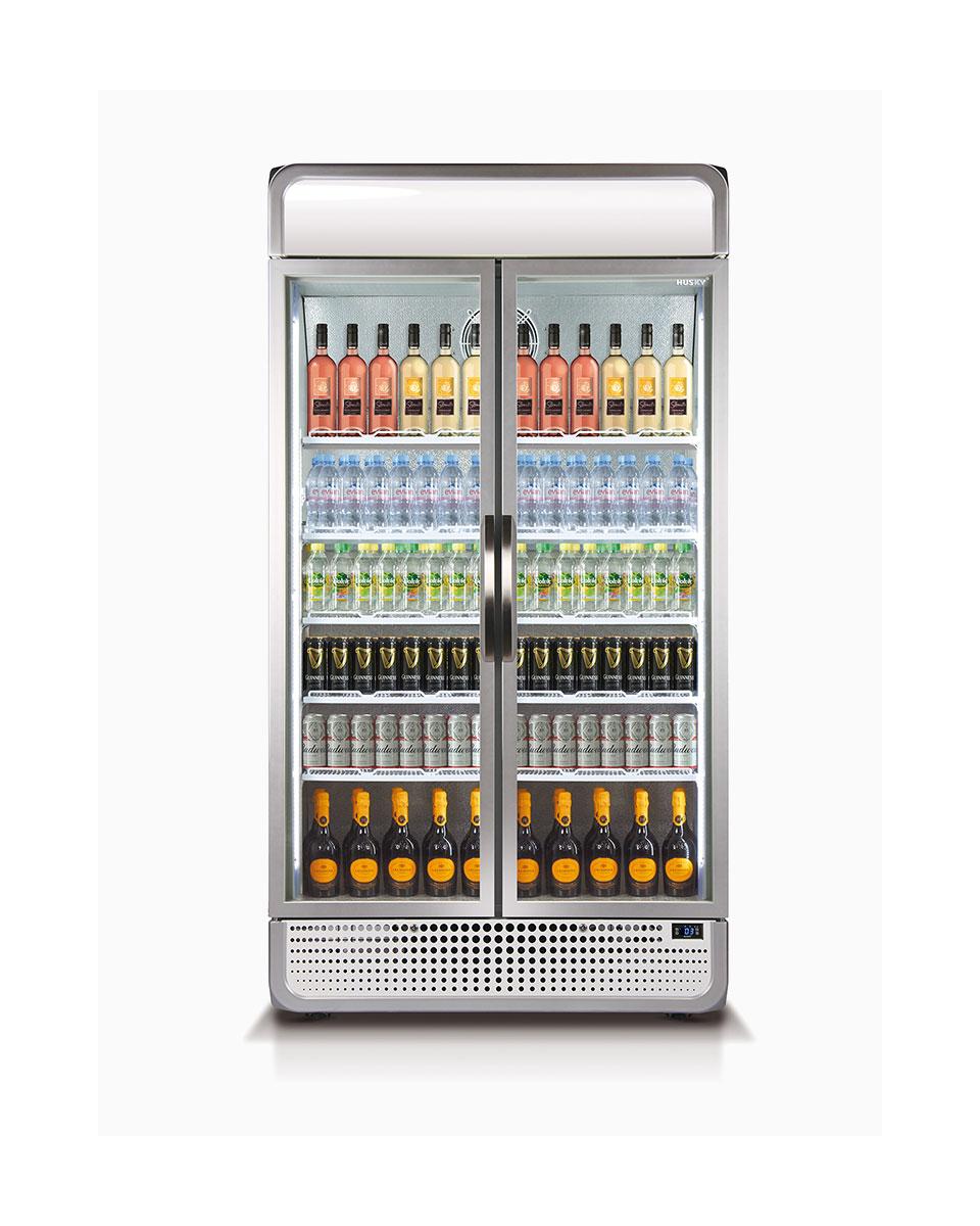 Kühlschrank Glastür - 886 Liter - 2-türig Glas - Husky - C10PRO-CANOPY