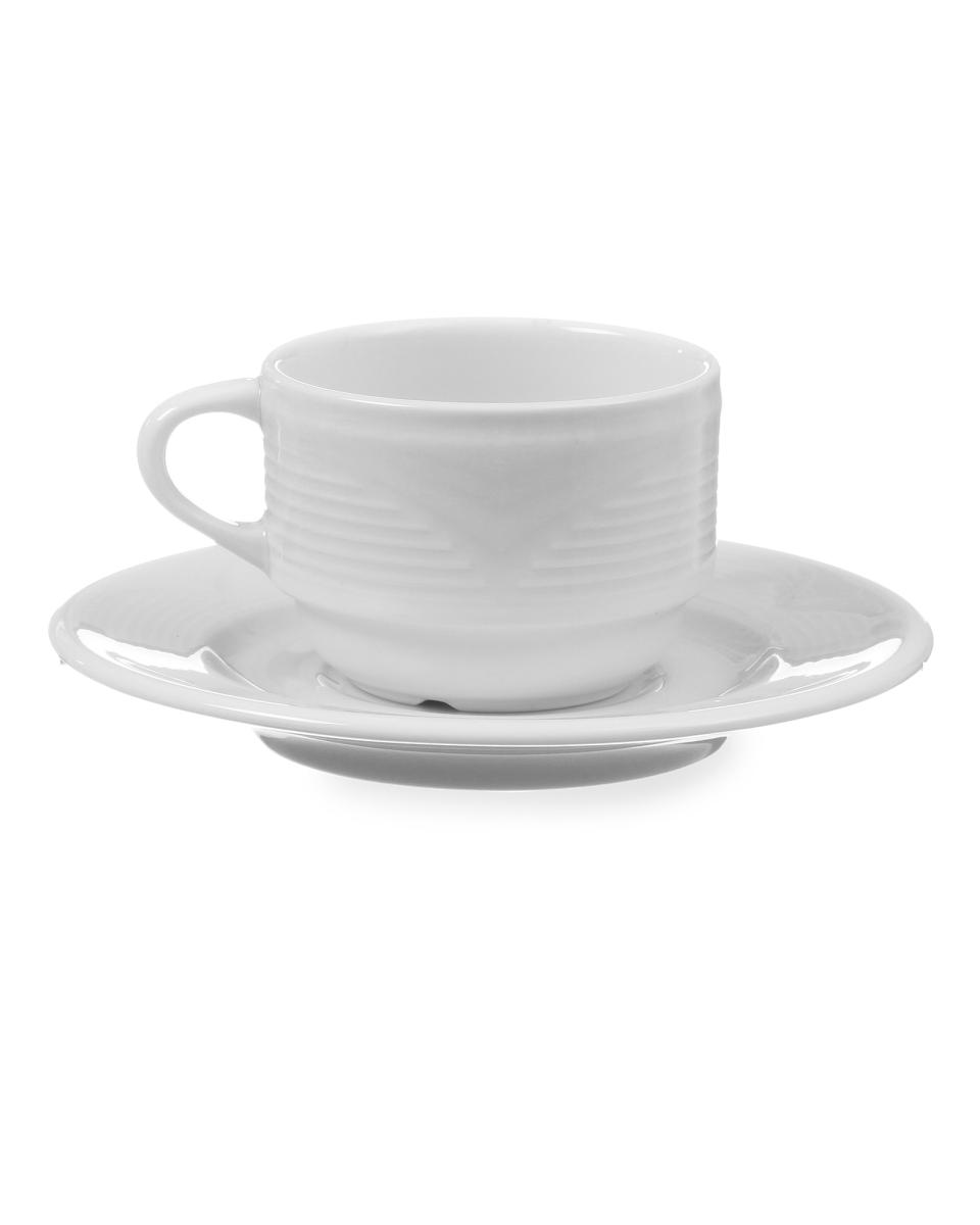 Untertasse - 12 Stück - Saturn - Porzellan - 12,5 cm - Hendi - 794432