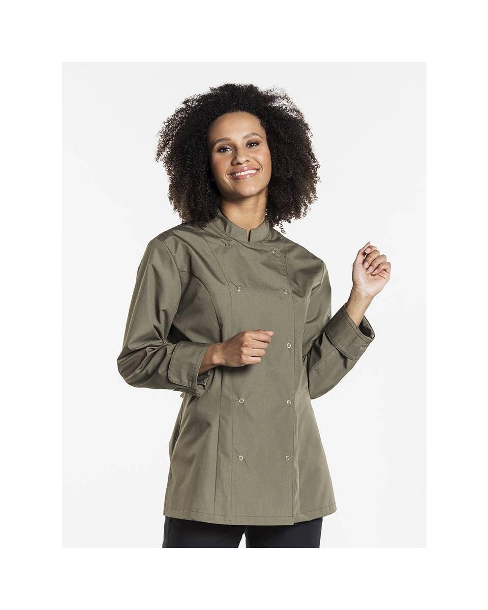 Chaud Devant - Lady Poco Dunkle Olive - Kochjacke