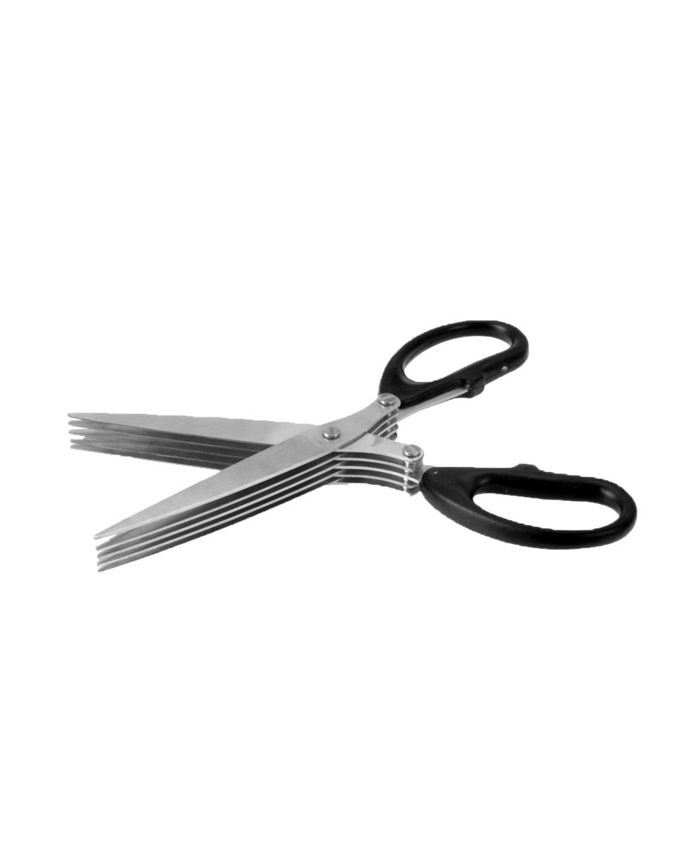 Kräuterschere - 5 Klingen - Schwarz - G-Line