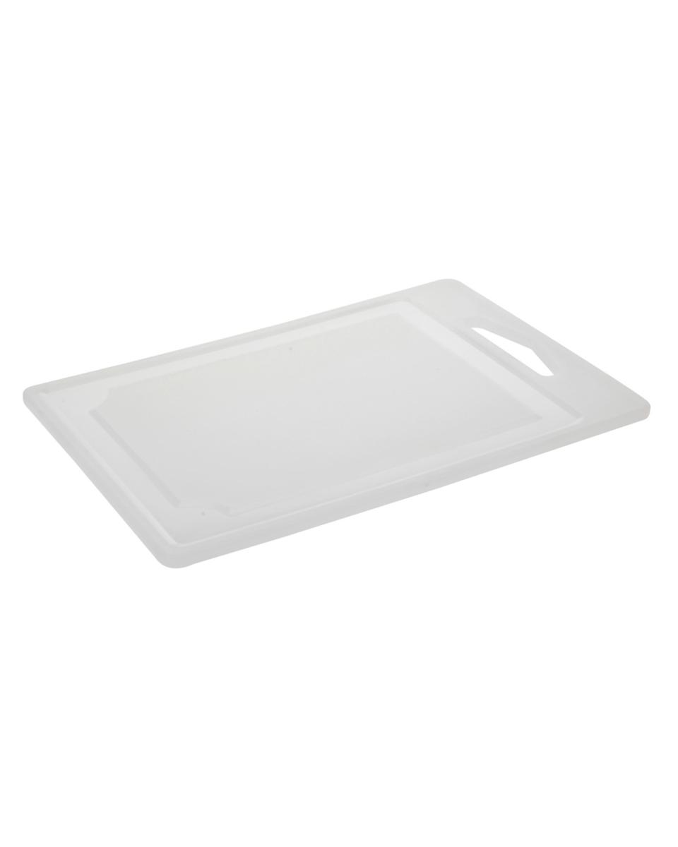 Schneidebrett - H 0,7 x 29,5 x 21,7 cm - Weiß - Kunststoff - G-Line