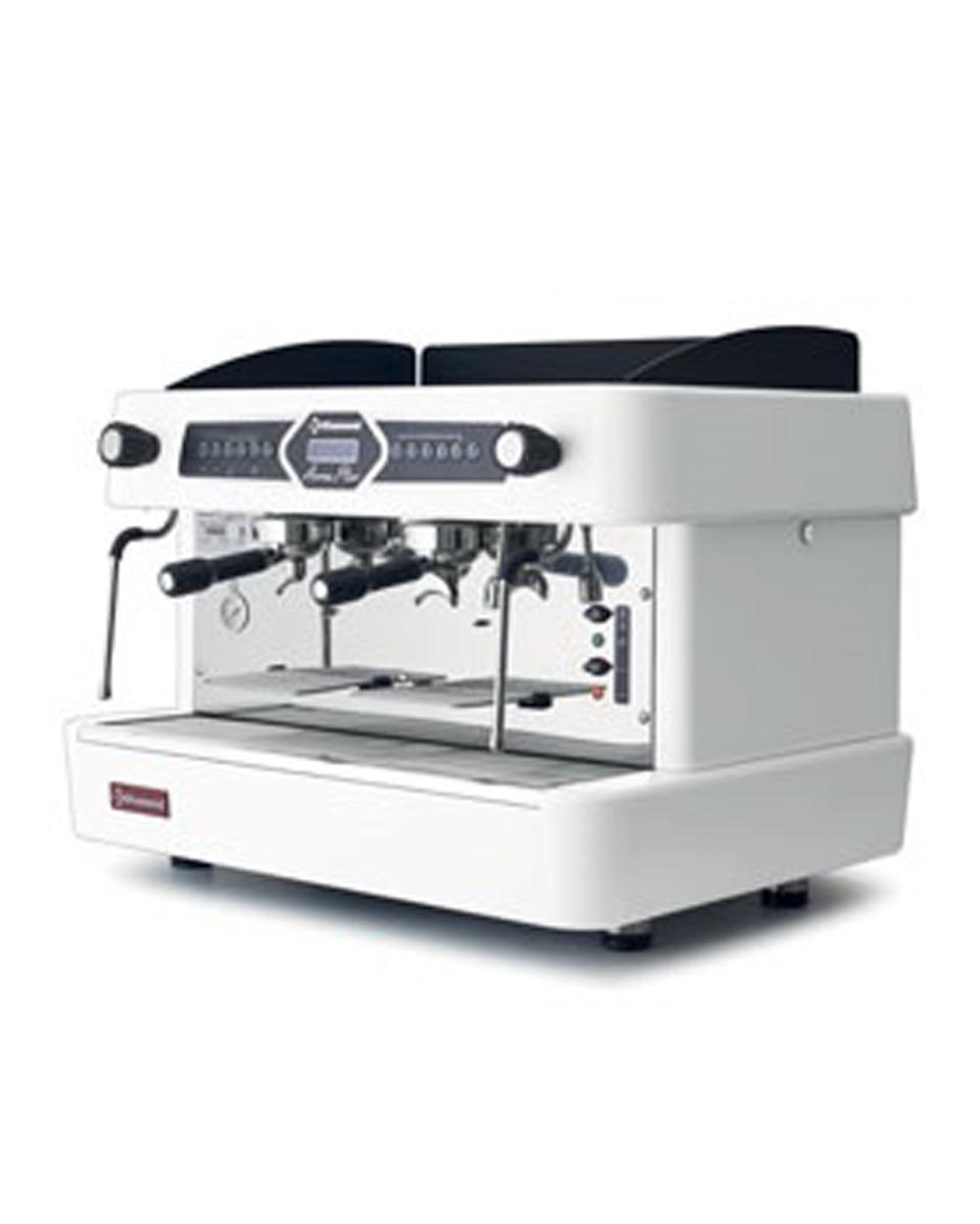 Automatische Espressomaschine - Aroma White - 2 Brühgruppen - Inkl. Wasserenthärter - Diamond - AROMA / 2EW + DVA8