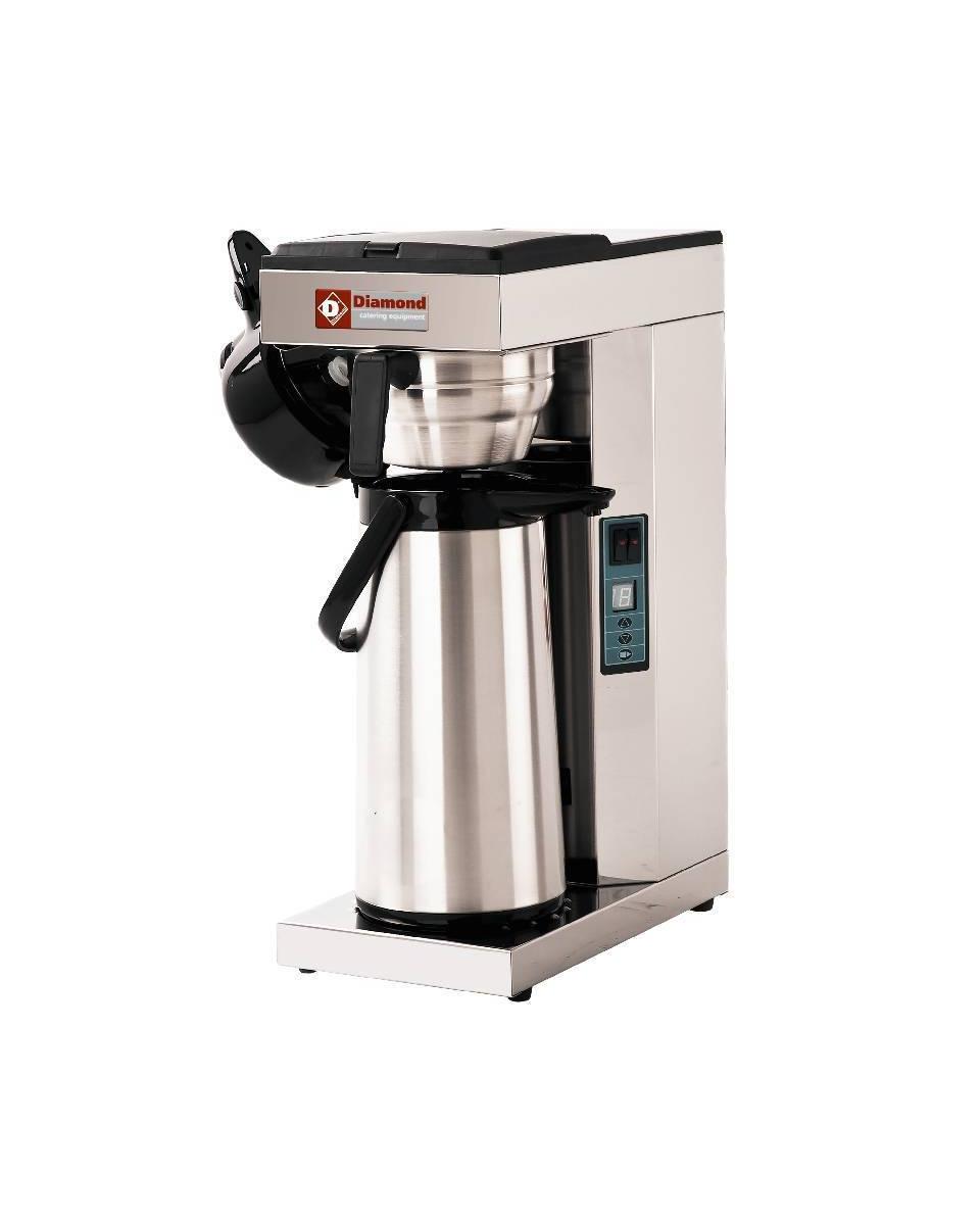 Kaffeemaschine - 1 Brühgruppe mit Thermoskanne 2,5 Lit - Edelstahl - PTH-S1 - Diamond