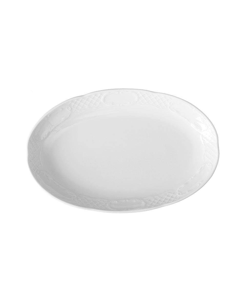 Ovale Schale - 6 Stück - Porzellan - 28 cm - Hendi - 787069