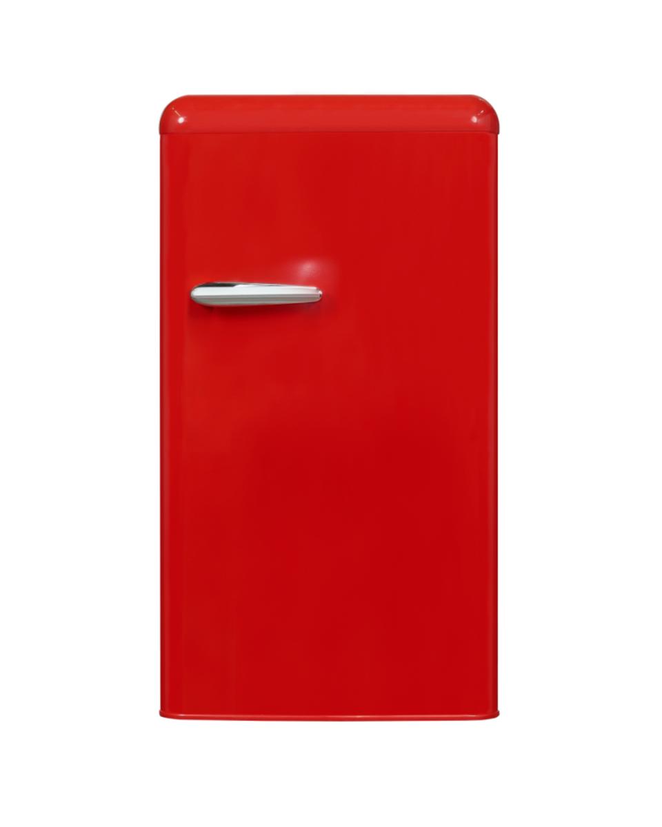 Kühlschrank - 94 Liter - 1 Tür - Rot - Exquisit - RKS100-VH-160FR