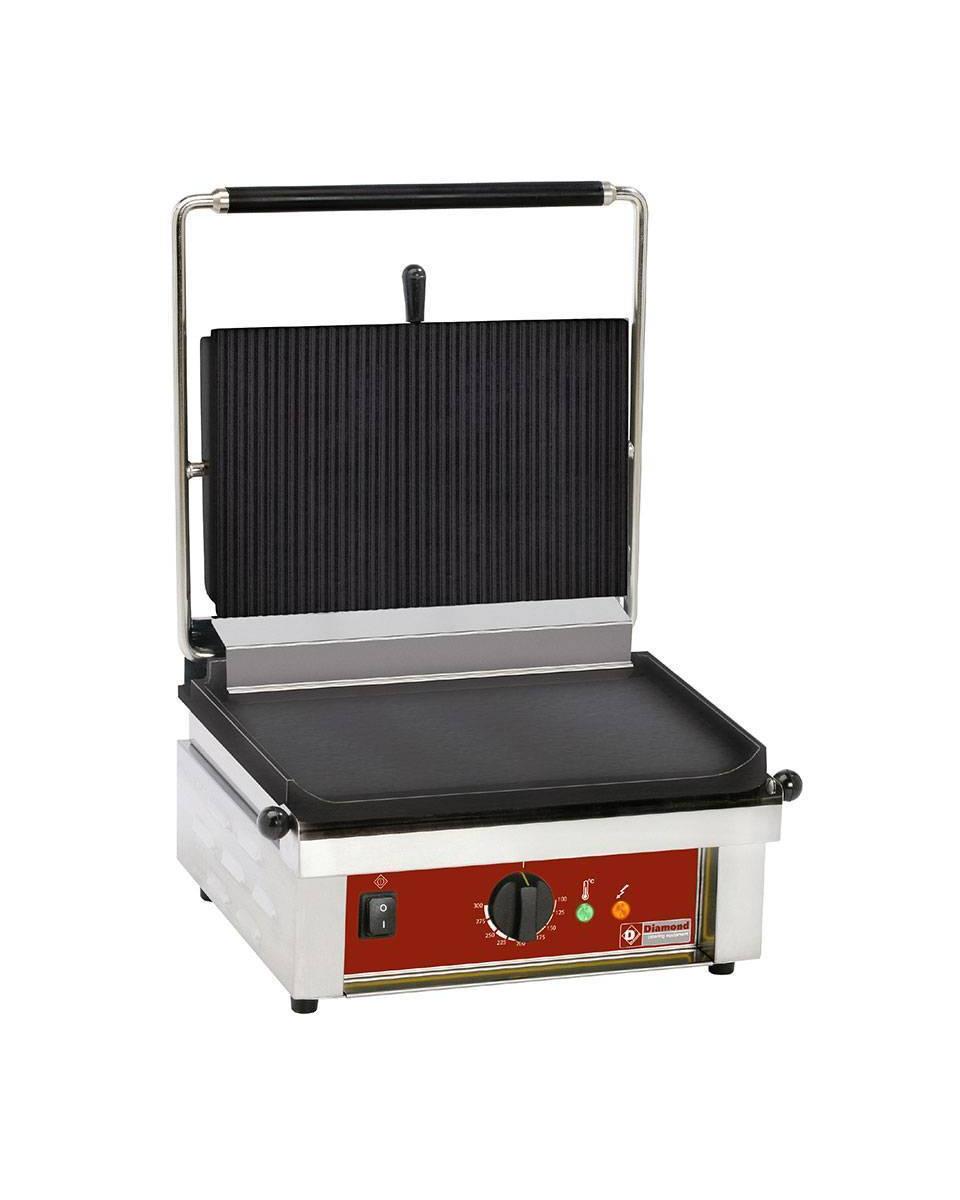 Kontaktgrill - Panini - Single - Heavy Duty - KONTAKT SM1 / SS - Diamond