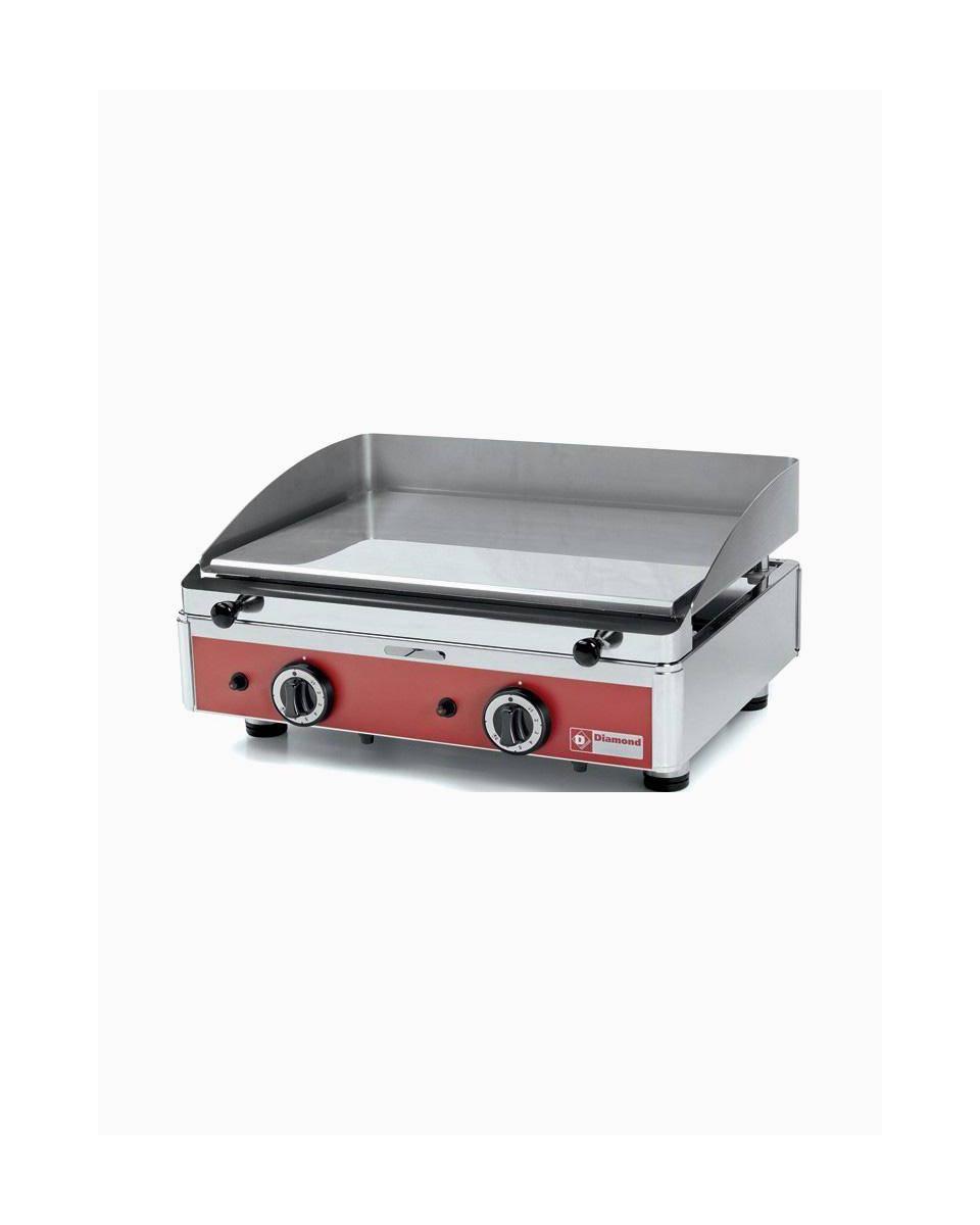 Einfache Grillplatte - Propan - Gas - Verchromt - Diamond - PLANCHA / 2CR-N