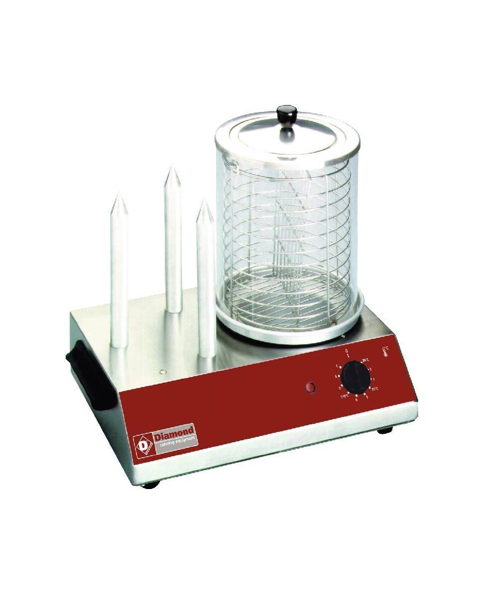 Hot Dog Maker - 40 Würstchen - 3 Elektro-Sticks - Diamond - STAR-HD/R