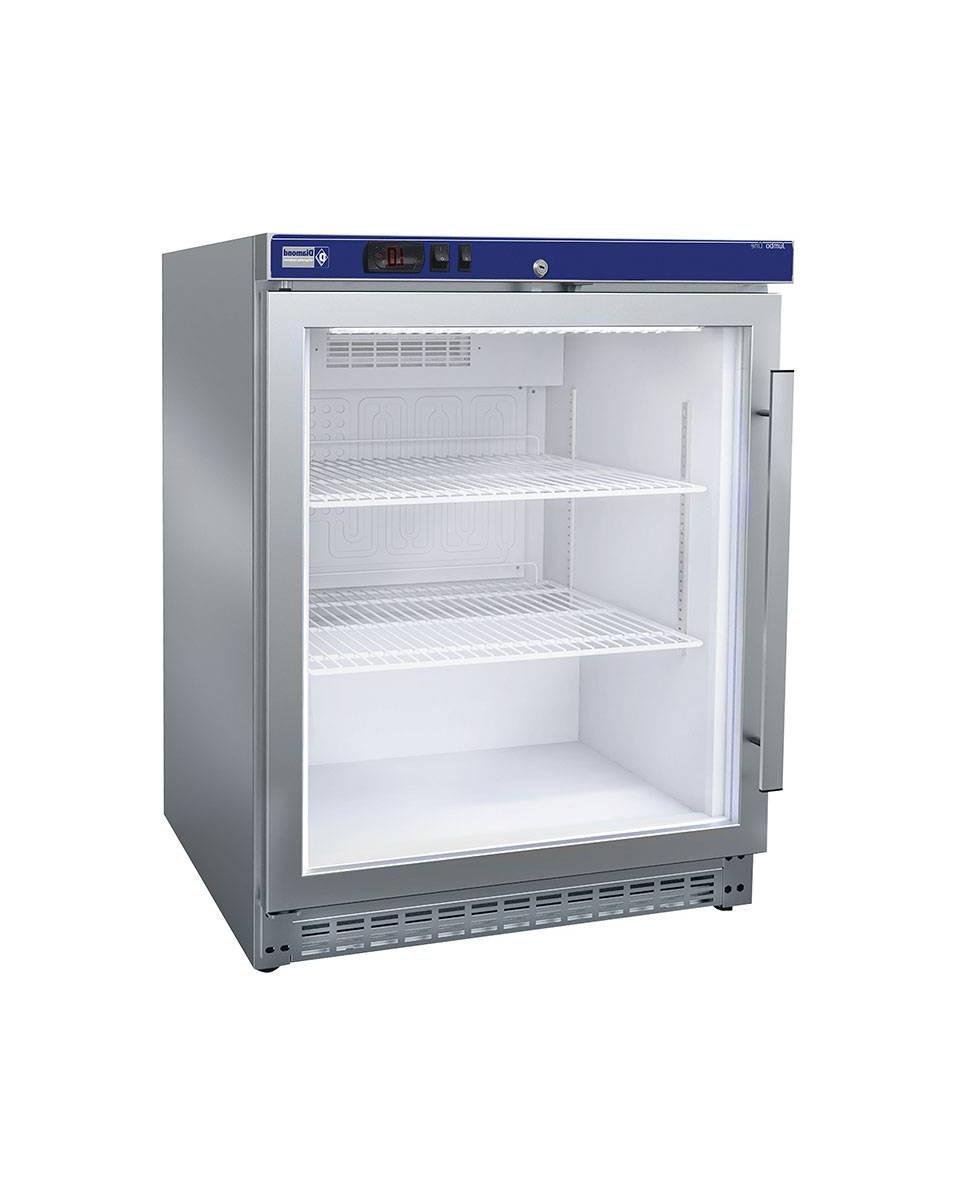 Kühlschrank Glastür - 150 Liter - 1 Tür - Edelstahl - Diamond - PV200X/G-R6