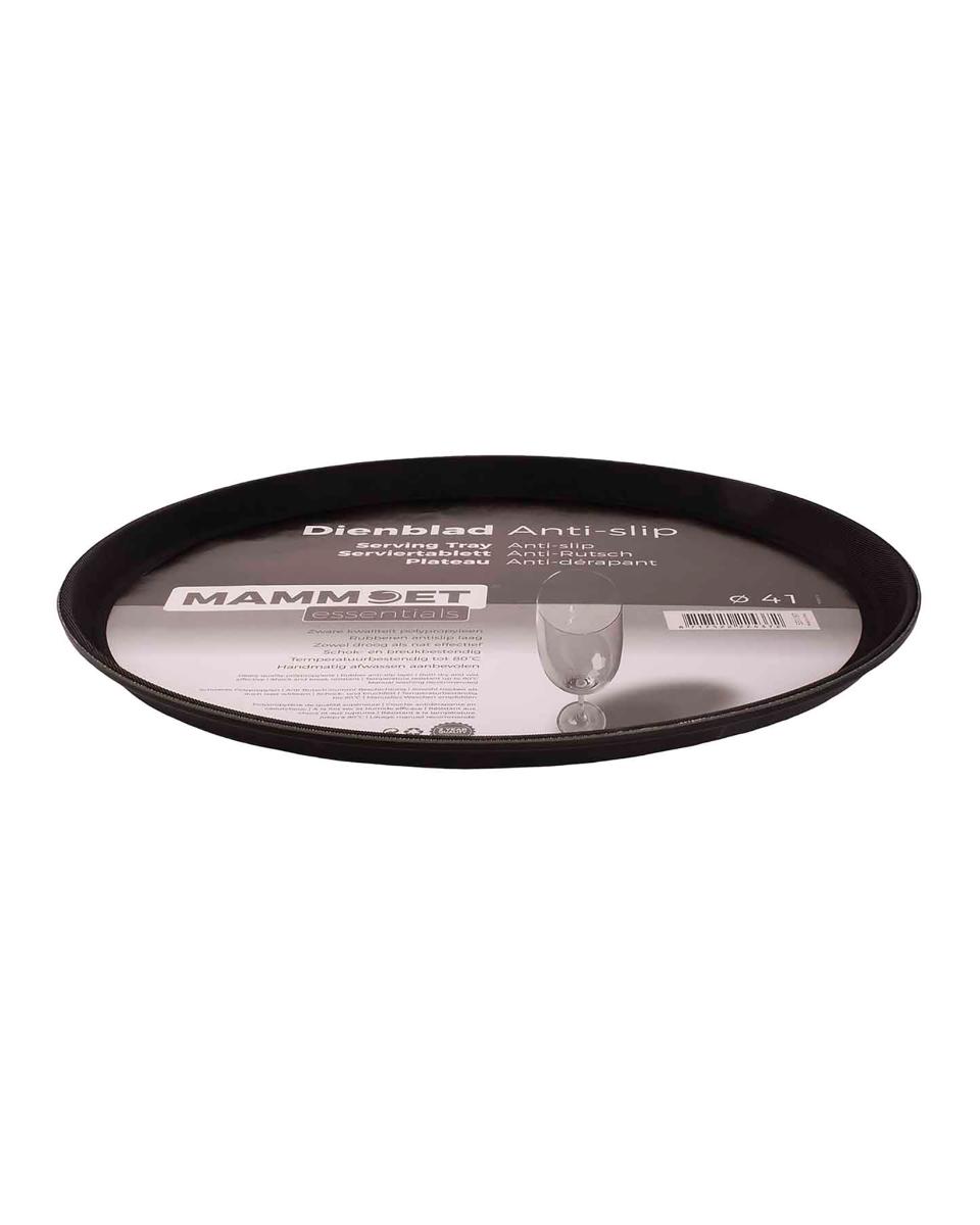 Tablett - Ø41 CM - Schwarz - Mammoet - Easy