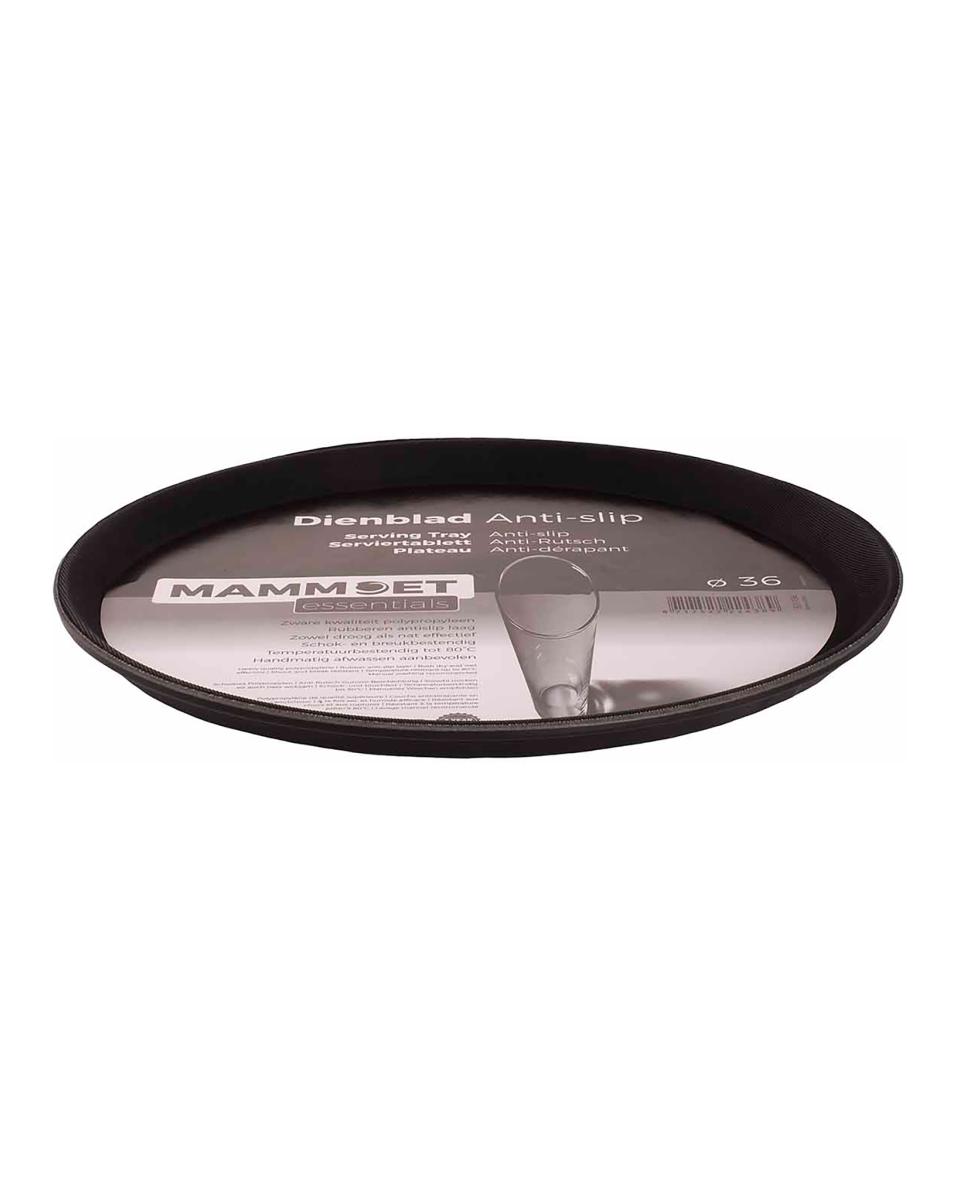 Tablett - Ø36 CM - Schwarz - Mammoet - Easy