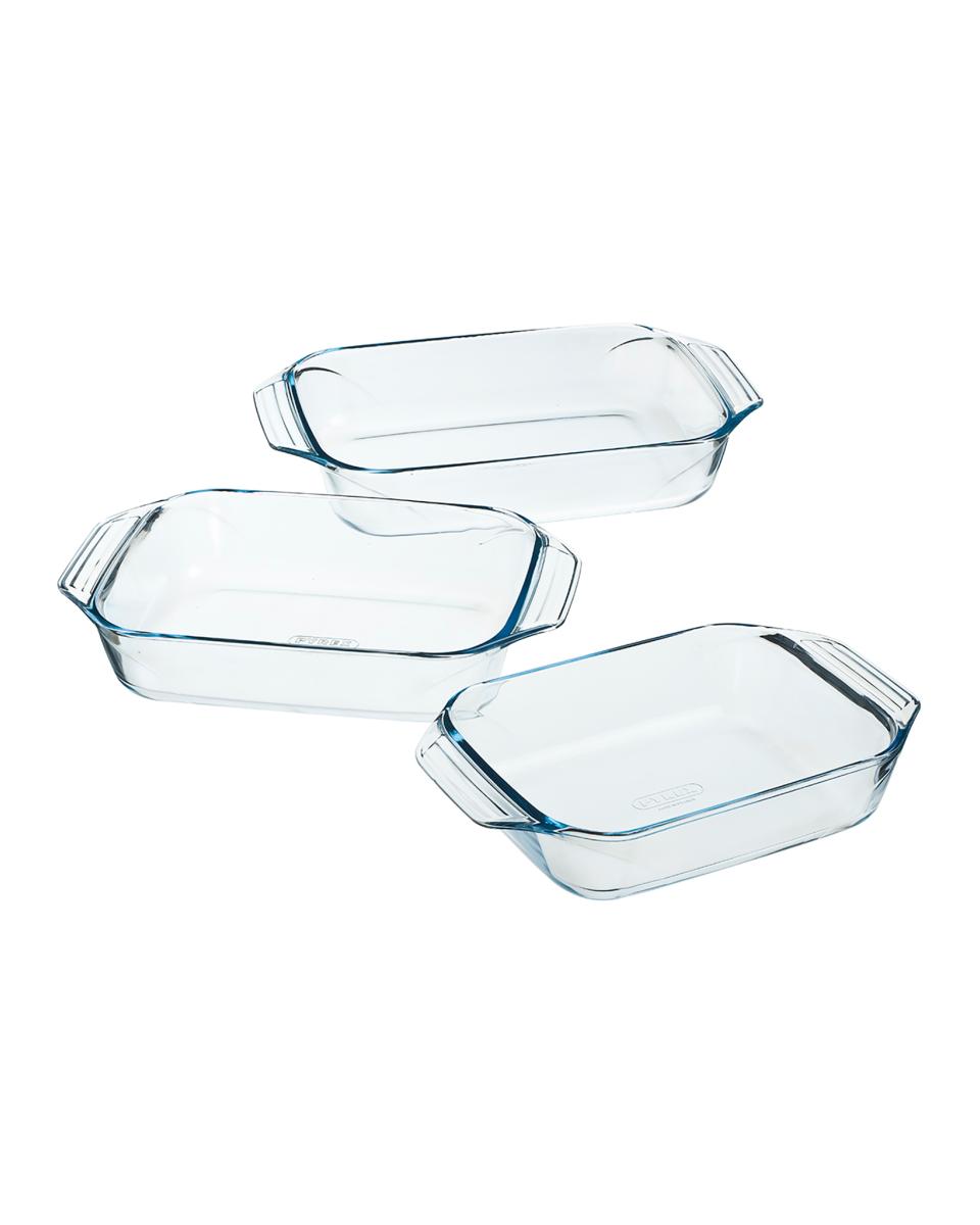 Schüsselset - 3-teilig - Pyrex - Unwiderstehlich - 527765